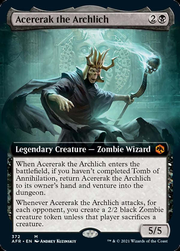 Acererak the Archlich (Extended Art) [Dungeons & Dragons: Adventures in the Forgotten Realms] - Magic: The Gathering