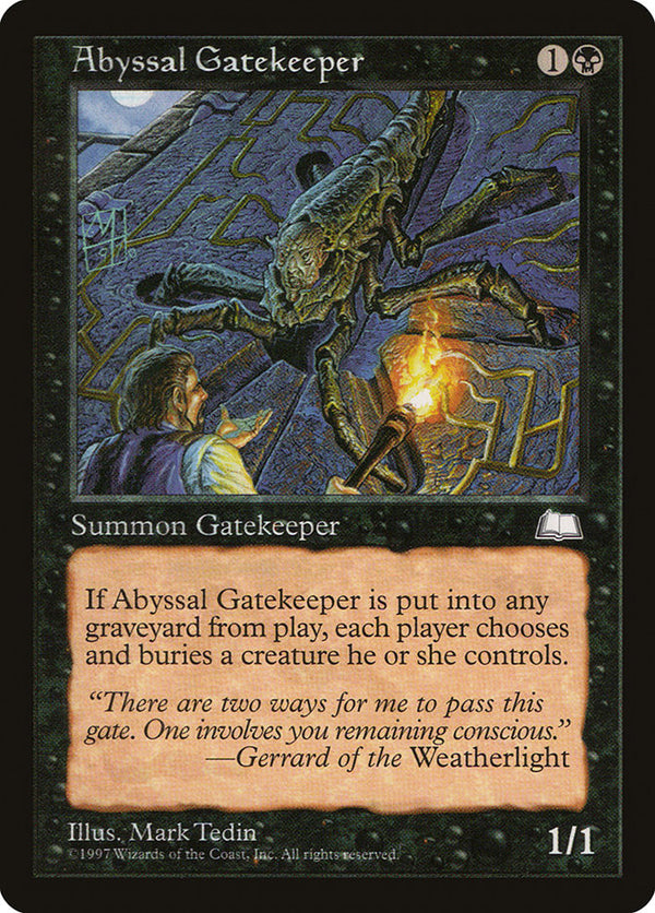 Abyssal Gatekeeper [Weatherlight] - Magic: The Gathering