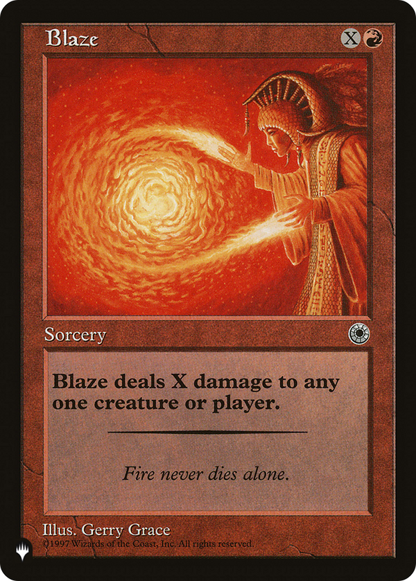 Blaze [The List] - Magic: The Gathering