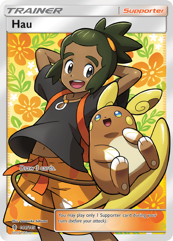 Hau (144/145) [Sun & Moon: Guardians Rising] - Pokémon