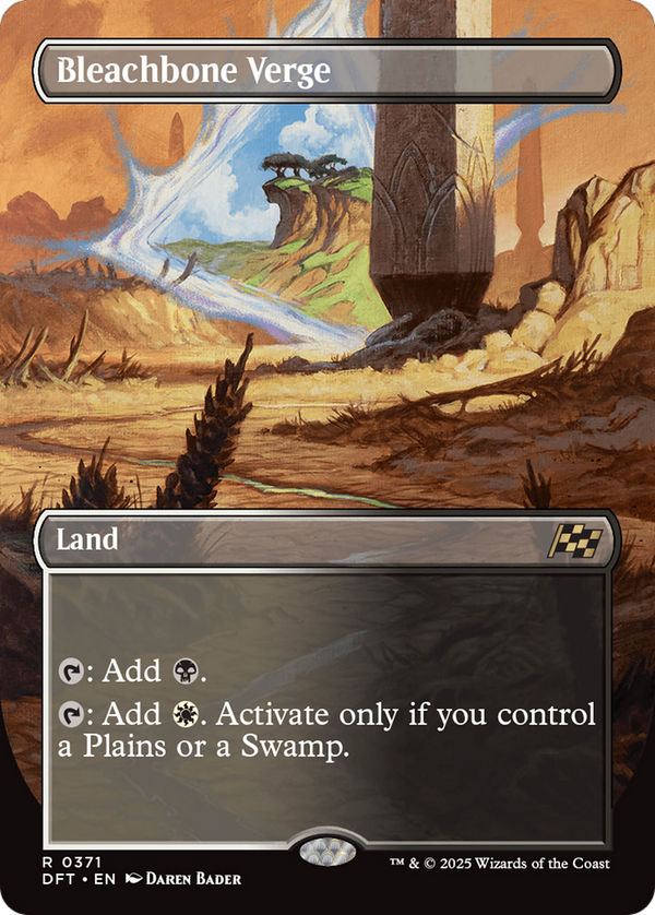 Bleachbone Verge (Borderless) [Aetherdrift] - Magic: The Gathering