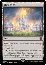 Blast Zone (Ripple Foil) [Modern Horizons 3 Commander] - Magic: The Gathering