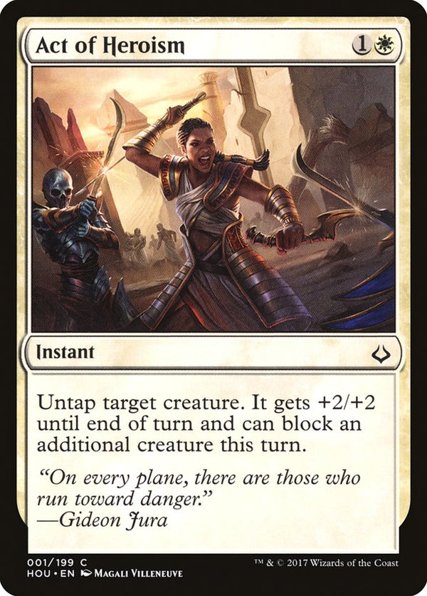 Act of Heroism [Hour of Devastation] - Magic: The Gathering