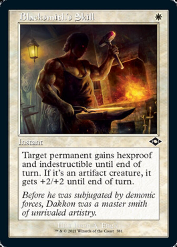 Blacksmith's Skill (Retro Foil Etched) [Modern Horizons 2] - Magic: The Gathering