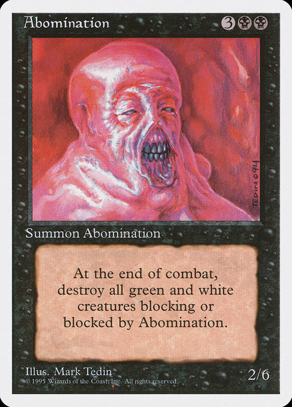 Abomination [Fourth Edition] - Magic: The Gathering