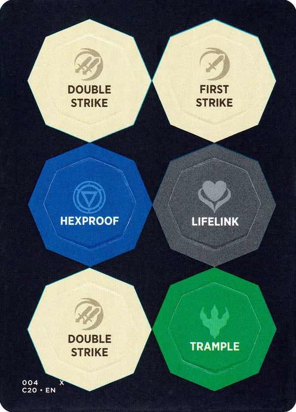 Ability Punchcard (004) [Commander 2020 Tokens] - Magic: The Gathering