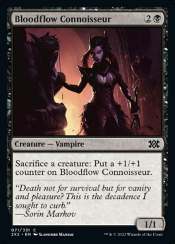 Bloodflow Connoisseur [Double Masters 2022] - Magic: The Gathering