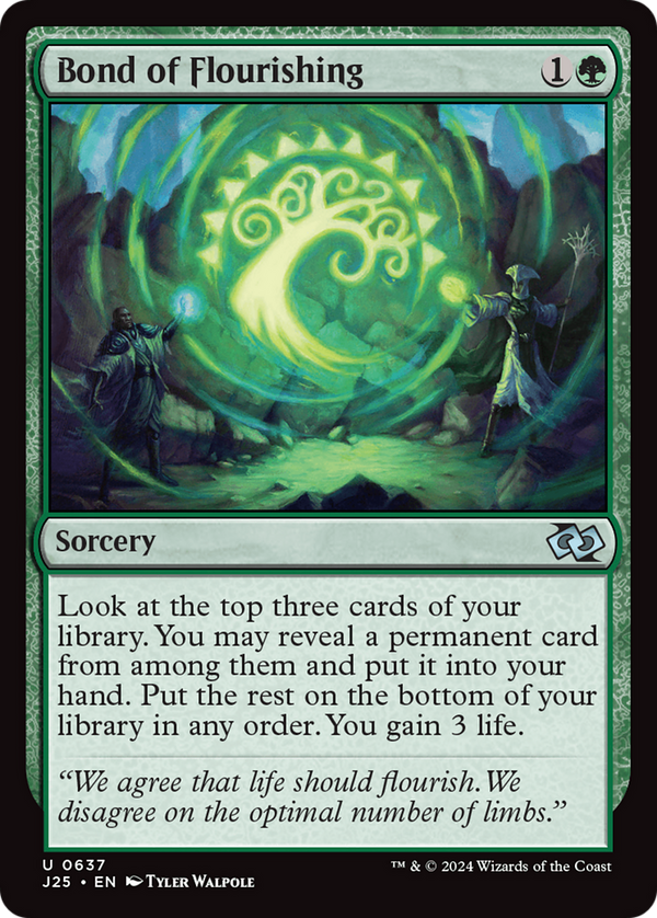 Bond of Flourishing [Foundations Jumpstart] - Magic: The Gathering