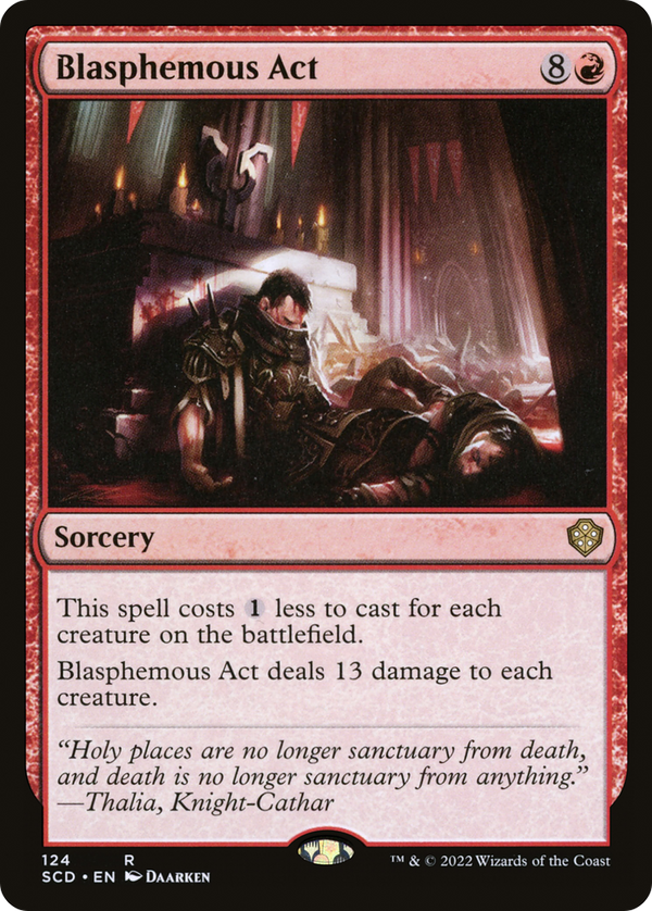 Blasphemous Act [Starter Commander Decks] - Magic: The Gathering