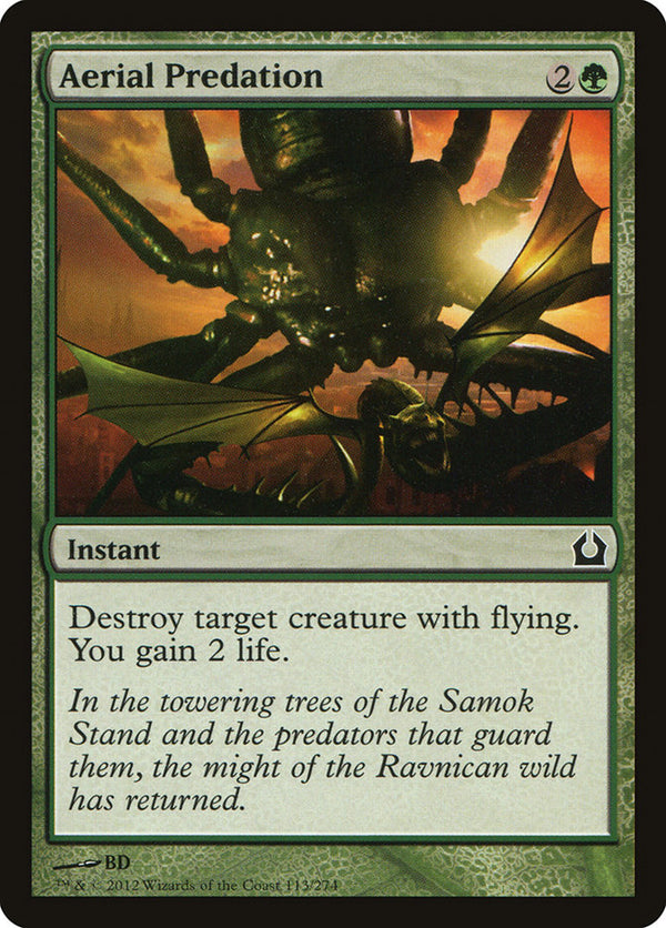 Aerial Predation [Return to Ravnica] - Magic: The Gathering