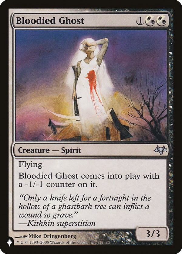 Bloodied Ghost [The List] - Magic: The Gathering