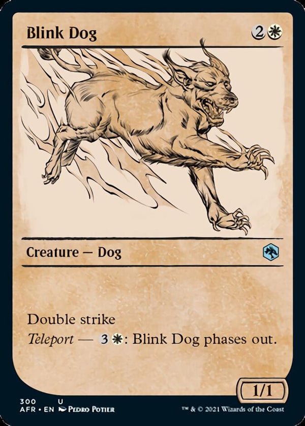 Blink Dog (Showcase) [Dungeons & Dragons: Adventures in the Forgotten Realms] - Magic: The Gathering