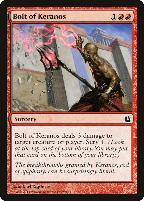 Bolt of Keranos [Born of the Gods] - Magic: The Gathering