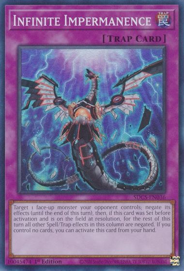 Infinite Impermanence [SDCS-EN036] Super Rare - Yu-Gi-Oh!
