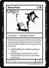 Blood Poet (2021 Edition) [Mystery Booster Playtest Cards] - Magic: The Gathering