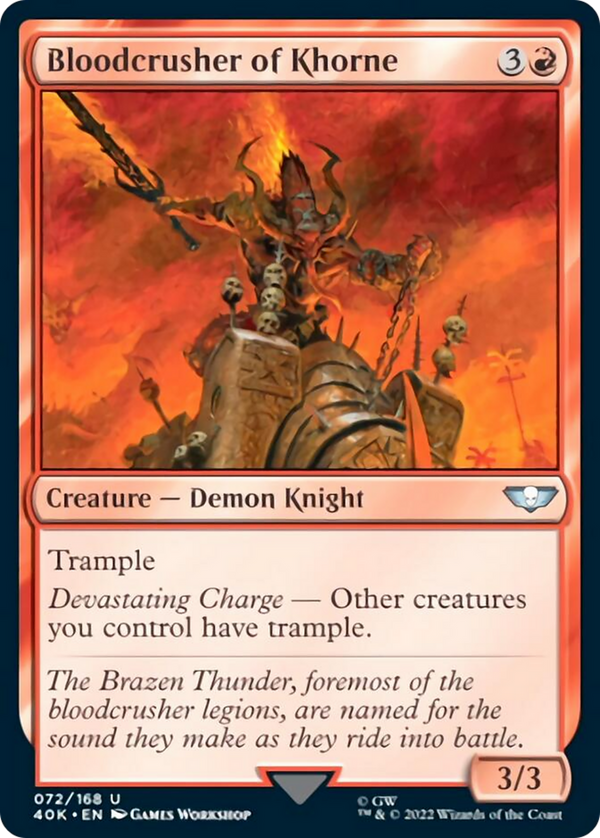 Bloodcrusher of Khorne [Warhammer 40,000] - Magic: The Gathering