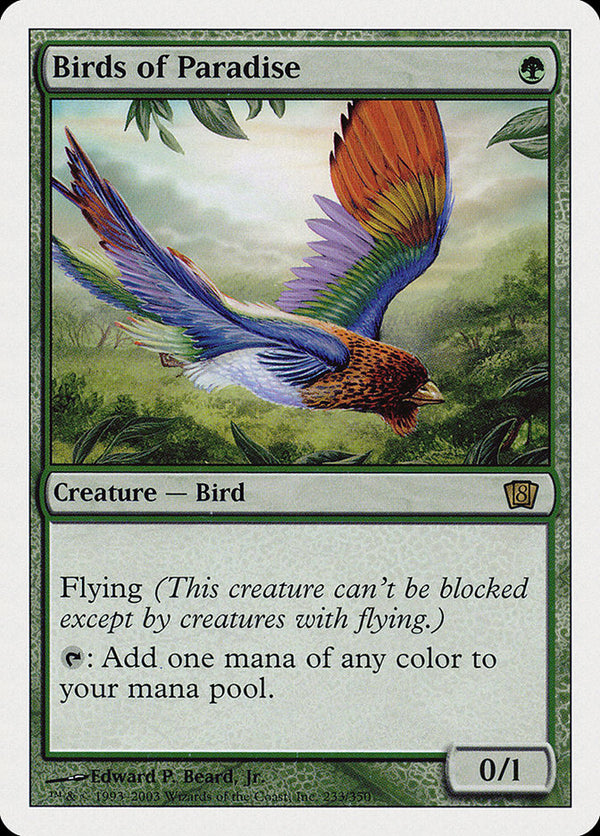 Birds of Paradise [Eighth Edition] - Magic: The Gathering