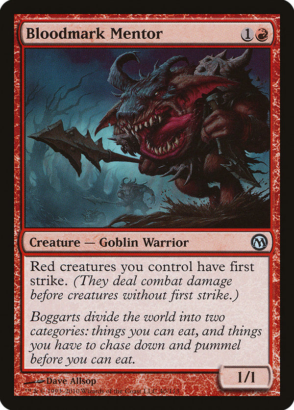 Bloodmark Mentor [Duels of the Planeswalkers] - Magic: The Gathering