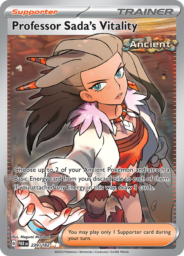 Professor Sada's Vitality (239/182) [Scarlet & Violet: Paradox Rift] - Pokémon
