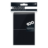 Ultra PRO: Standard 100ct Sleeves - PRO-Gloss (Black) - Ultra PRO