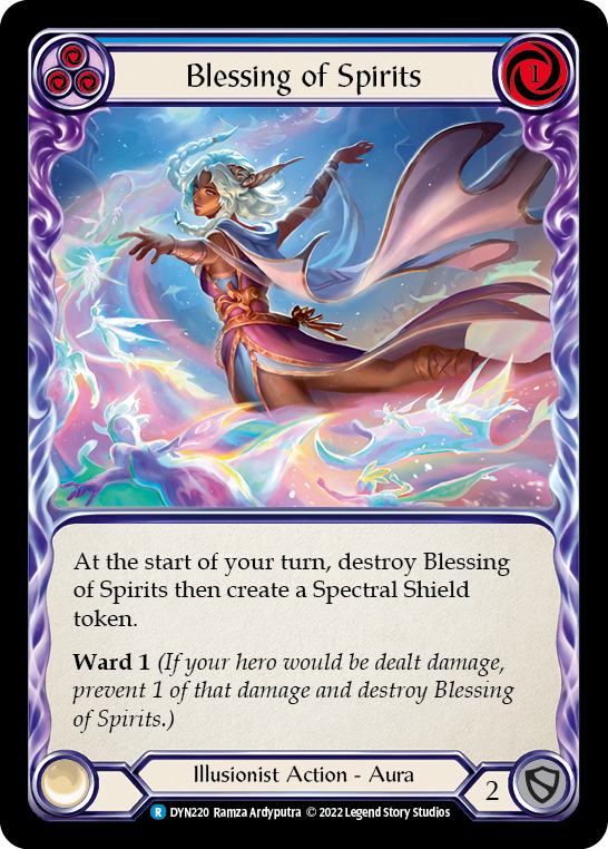 Blessing of Spirits (Blue) [DYN220] (Dynasty) - Flesh And Blood