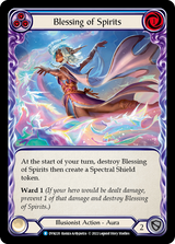 Blessing of Spirits (Blue) [DYN220] (Dynasty)  Rainbow Foil - Flesh And Blood