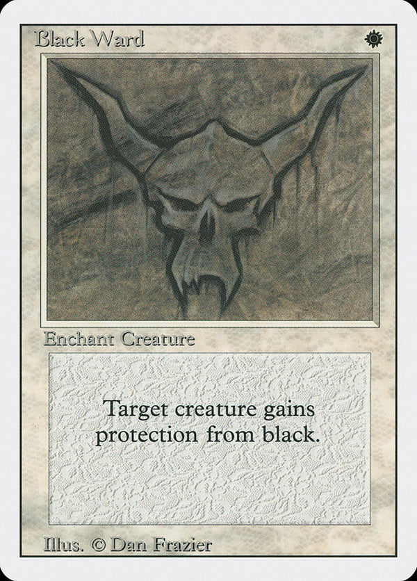 Black Ward [Revised Edition] - Magic: The Gathering
