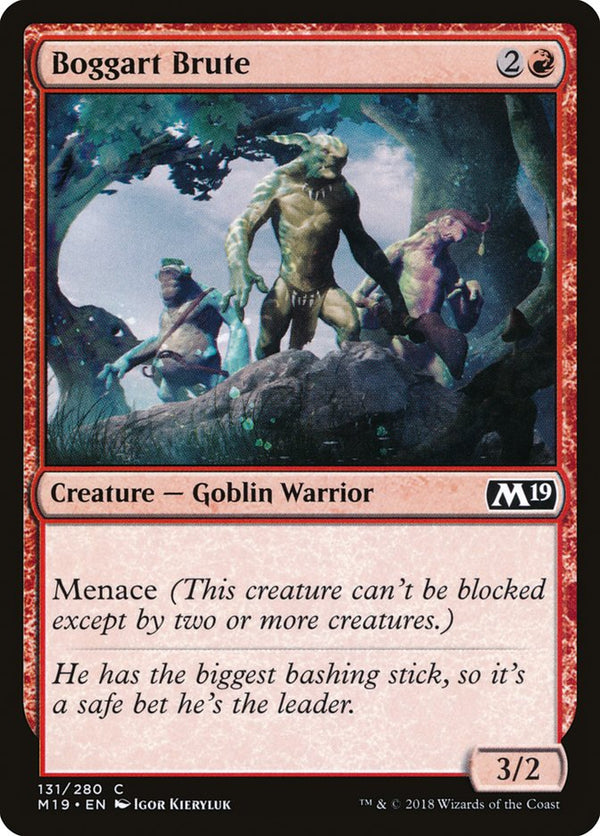 Boggart Brute [Core Set 2019] - Magic: The Gathering