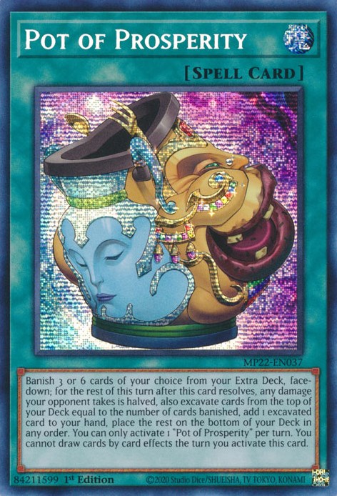 Pot of Prosperity [MP22-EN037] Prismatic Secret Rare - Yu-Gi-Oh!