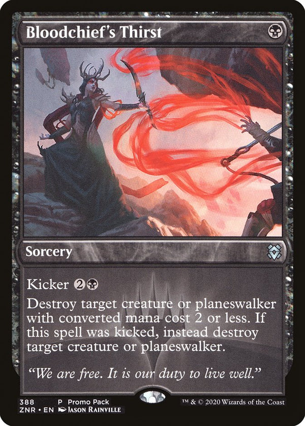 Bloodchief's Thirst (Promo Pack) [Zendikar Rising Promos] - Magic: The Gathering