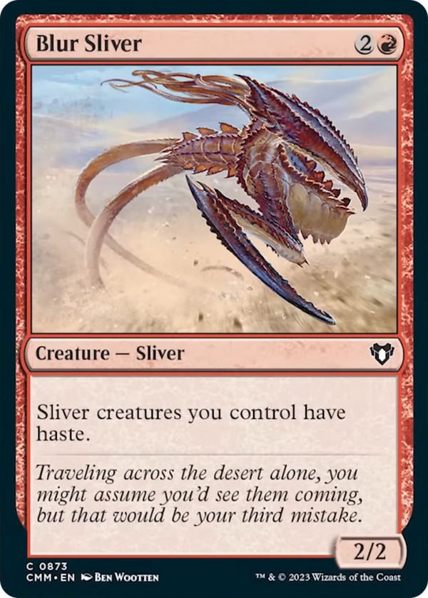 Blur Sliver [Commander Masters] - Magic: The Gathering