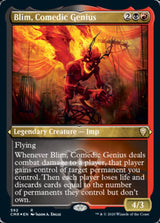 Blim, Comedic Genius (Etched) [Commander Legends] - Magic: The Gathering