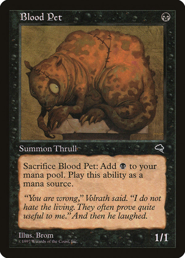 Blood Pet [Tempest] - Magic: The Gathering