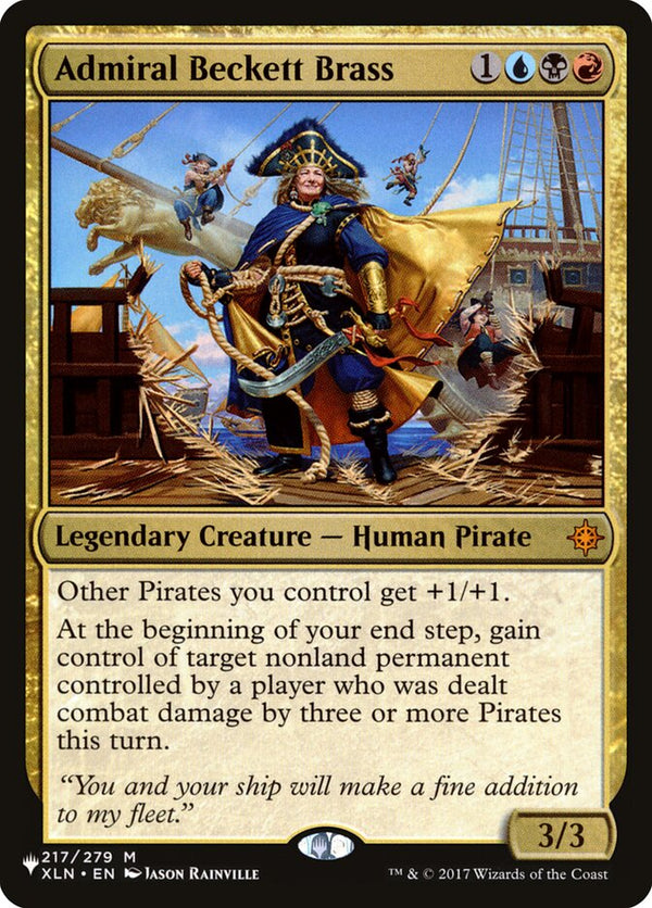 Admiral Beckett Brass [The List] - Magic: The Gathering