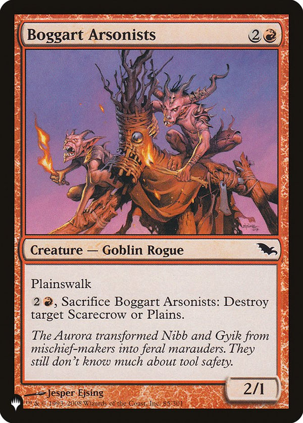 Boggart Arsonists [The List] - Magic: The Gathering