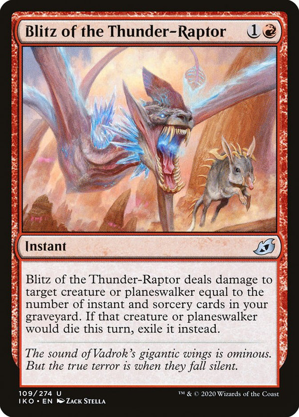 Blitz of the Thunder-Raptor [Ikoria: Lair of Behemoths] - Magic: The Gathering
