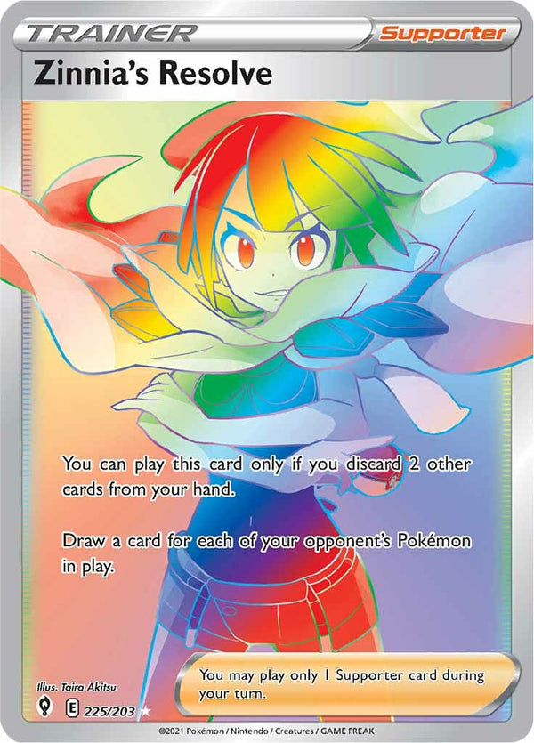 Zinnia's Resolve (225/203) [Sword & Shield: Evolving Skies] - Pokémon