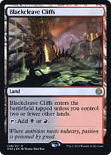 Blackcleave Cliffs [Phyrexia: All Will Be One Prerelease Promos] - Magic: The Gathering