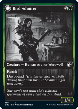 Bird Admirer // Wing Shredder [Innistrad: Double Feature] - Magic: The Gathering