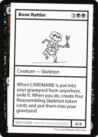 Bone Rattler (2021 Edition) [Mystery Booster Playtest Cards] - Magic: The Gathering