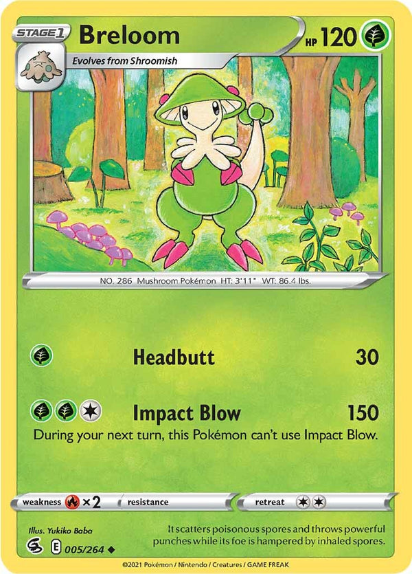 Breloom (005/264) [Sword & Shield: Fusion Strike] - Pokémon