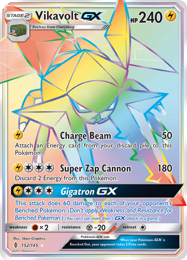 Vikavolt GX (152/145) [Sun & Moon: Guardians Rising] - Pokémon