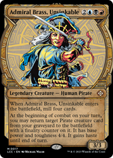 Admiral Brass, Unsinkable (Showcase) [The Lost Caverns of Ixalan Commander] - Magic: The Gathering