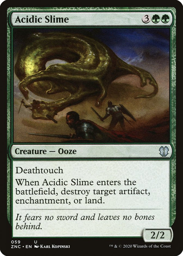 Acidic Slime [Zendikar Rising Commander] - Magic: The Gathering