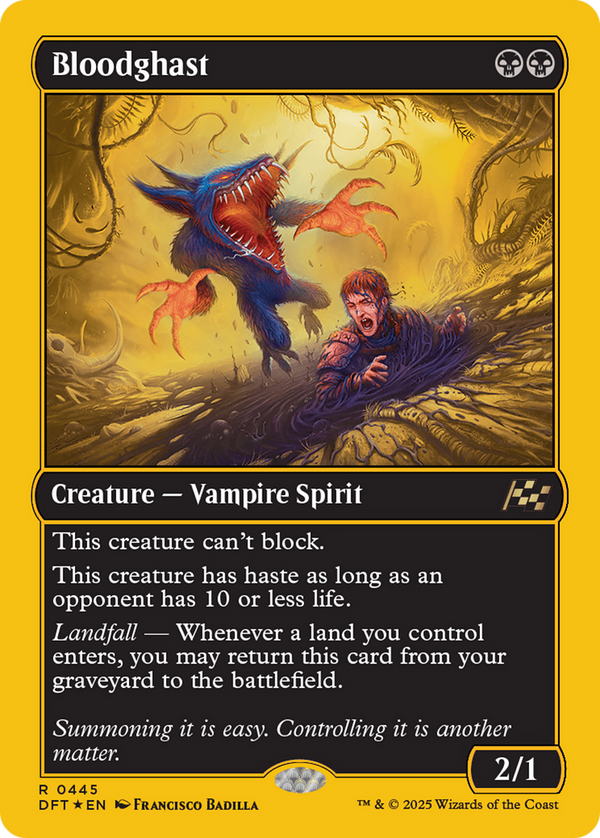 Bloodghast (First-Place Foil) [Aetherdrift] - Magic: The Gathering