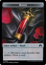 Blood // Energy Reserve Double-Sided Token [Modern Horizons 3 Tokens] - Magic: The Gathering