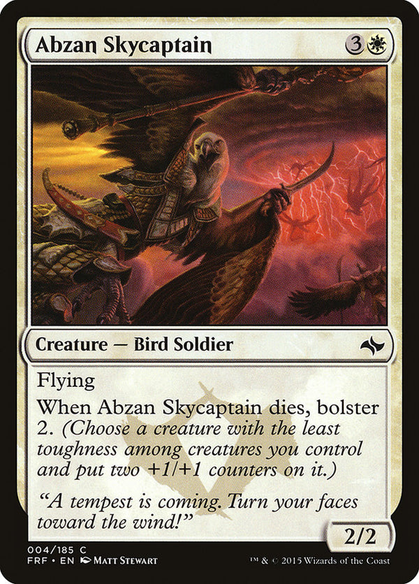 Abzan Skycaptain [Fate Reforged] - Magic: The Gathering