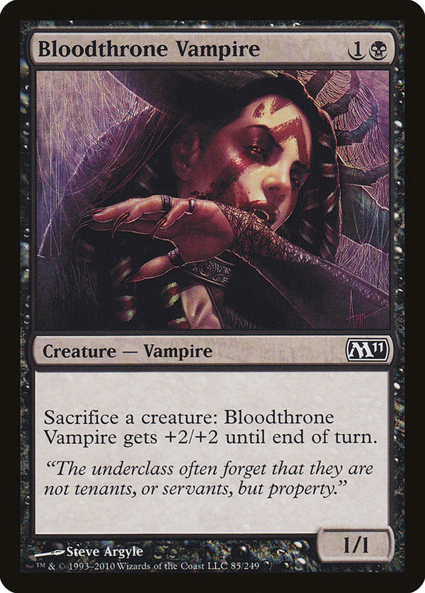 Bloodthrone Vampire [Magic 2011] - Magic: The Gathering