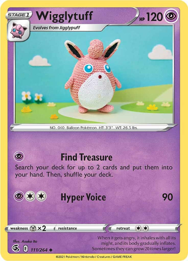 Wigglytuff (111/264) [Sword & Shield: Fusion Strike] - Pokémon