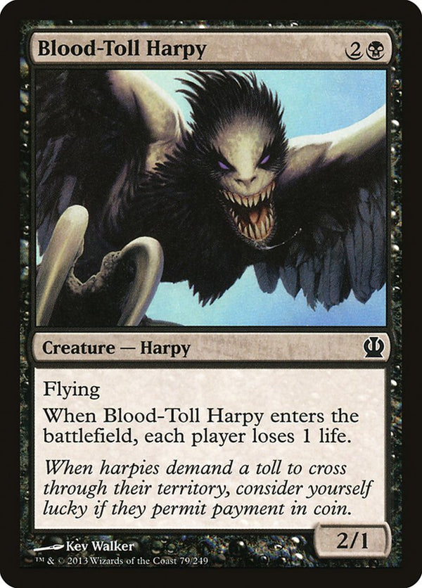 Blood-Toll Harpy [Theros] - Magic: The Gathering